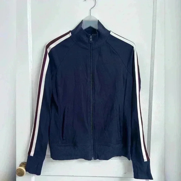 Athleta Circa Track Jacket in Antique Burgundy Size S - Picture 1 of 5